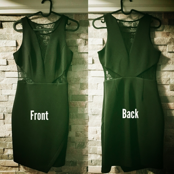 GUESS Party/Event Black Dress - Picture 2 of 4